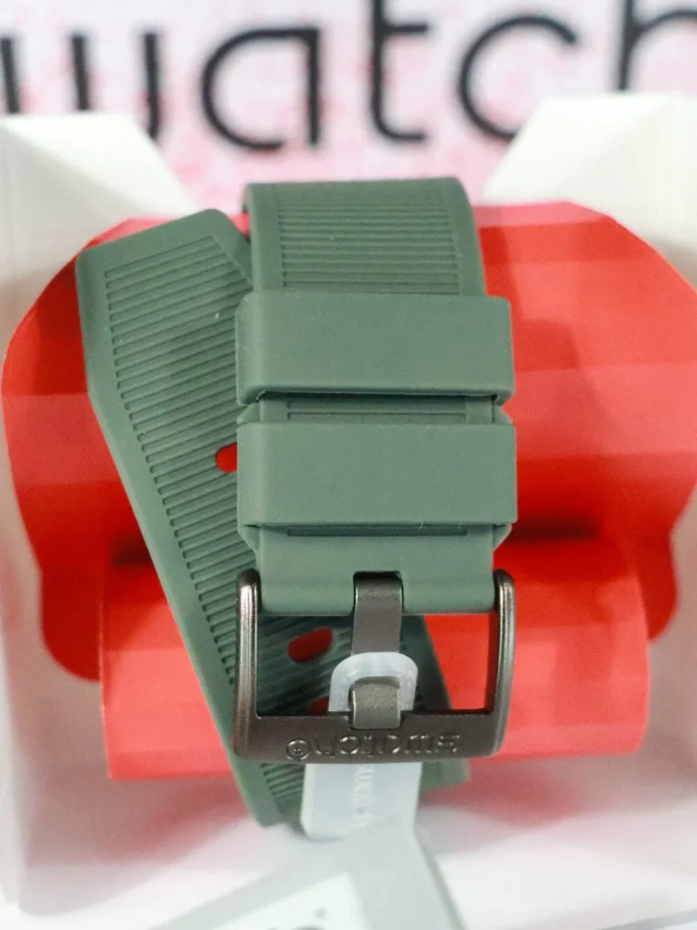New Swiss Made BIG BOLD Futuristic Green SO27M105 47MM Multicolors W/Light